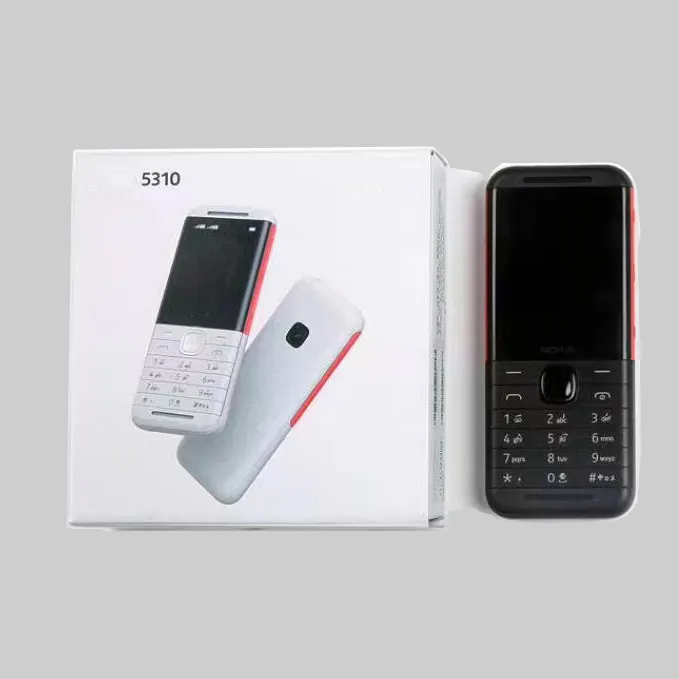 الأفضل مبيعاً هاتف محمول إصدار 2020 Gsm بشريط 2g هاتف محمول جديد شاشة 1.77 بوصات هاتف خلوي رخيص لهاتف نوكيا 5310 لهاتف نوكيا