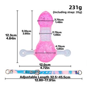 Balle de bouche en silicone avec sangle réglable longue pour adulte - Product Image 6
