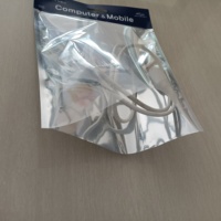 Sac en Mylar, en aluminium, avec Logo imprimé personnalisé, sachets pour produits électroniques, consommables, en Stock, 100 unités