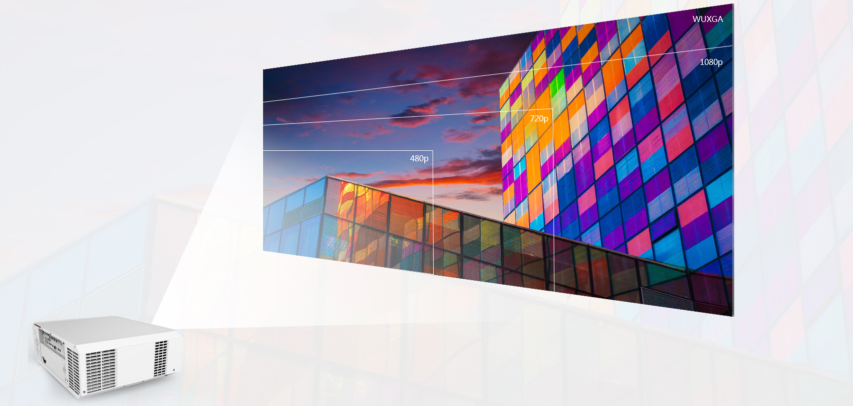 WUXGA 1920x1200P 3D Mapping Projector 10000 Lumens 3LCD Large Venue EL-705U