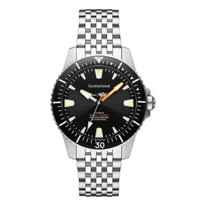 Montre mécanique de luxe pour homme, fabriquée sur mesure par ODM Factory, Miyota 9015, 20 ATM, étanche, acier inoxydable 316L, automatique, classique - Product Image 1