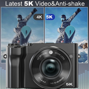 Ống kính zoom quang học 8x Wifi 64mp 5K chụp ảnh <span class=keywords><strong>video</strong></span> vlog máy ảnh kỹ thuật số với khu vực Tùy chỉnh tập trung tầm nhìn ban đêm đầy đủ màu sắc - Product Image 6