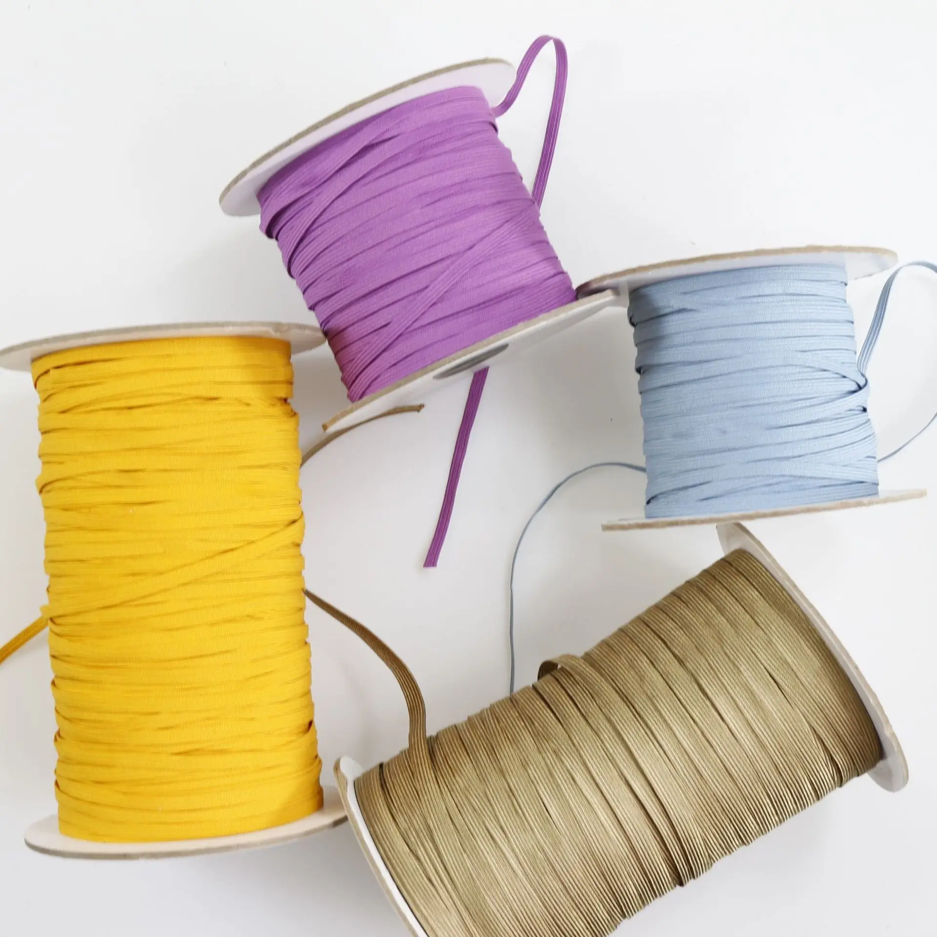 Benutzer definierte gewebte Gurtband Trimmen Lurex Cord String Golden Silber Regenbogen Cord Transparente 4mm Organza Stoff Spitze Pearl Braid