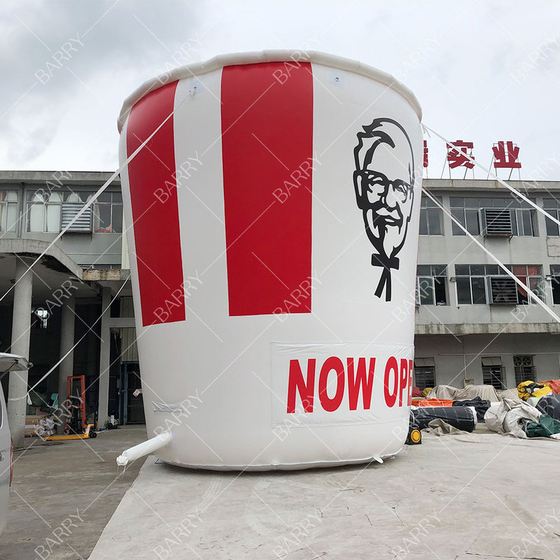 Advertising Inflatable Logo KFC Bucket Custom