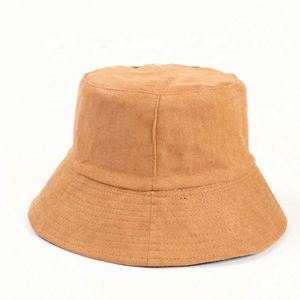 Autumn Winter New Reversible Suede Wide Brim Flat Basin <b>Hat</b> <b>for</b> Men Women Versatile Solid Color Bucket <b>Hat</b> - Product Image 6