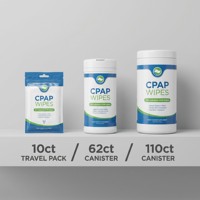 Lingettes de nettoyage quotidiennes pour masque CPAP, non parfumées, lingettes humides pour CPAP, fabriquées en usine