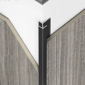 Perfiles de Aluminio Ignífugos de 18 mm <span class=keywords><strong>para</strong></span> Transición de Paredes, Tira de Cierre de Esquina Exterior Afilada <span class=keywords><strong>para</strong></span> Paneles de Madera Contrachapada - Product Image 5