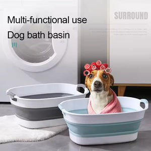 <span class=keywords><strong>Bañera</strong></span> Plegable Portátil de Plástico para Bebés y Tinas Domésticas de Viaje, para Uso en el Hogar y Lavandería - Product Image 3