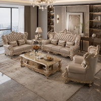 Ensemble de canapés inclinables de luxe pour salon, style hôtelier turc, pour la maison