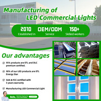 Panneau d'affichage LED au design moderne, ciel bleu naturel, éclairage encastré, commande par application WiFi, interrupteur, puits de lumière artificiel fourni par l'usine