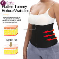 Gaine Amincissante Respirante pour Femme, Corset de Sudation d'Entraînement, Ceinture Ventre Plat, Bande de Sudation Sportive avec Logo