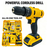 Taladro de Impacto Inalámbrico de Alta Calidad con Batería de Litio de 10 mm y 21 V, 32 N.m de Torque Variable, Personalizable OEM, con Certificación GS, para Herramientas Eléctricas de Bricolaje