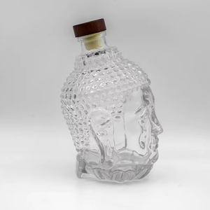 ขวดแก้วเหล้าวิสกี้พร้อมฝาไม้กลมสำหรับ0.7L แบบ Emptycustom - Product Image 4