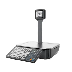 New Arrival Products Barcode Label Printing Scale Digital Weighing Cash Register Scale 30kg Supermarket Price Computing Scale