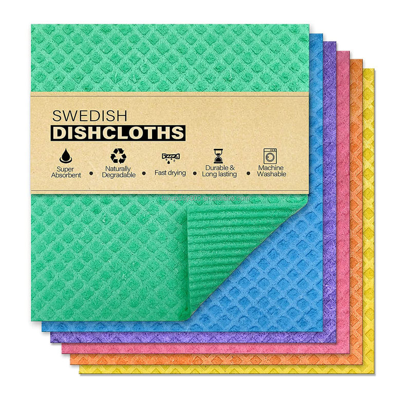 Swedish Dishcloths Reusable Kitchen Cleaning Sponge