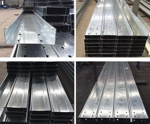 Building Material Structural Galvanized C Channel Steel C Purlin Prices For Sale