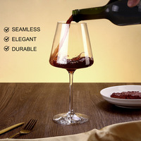 Gobelet en plastique transparent acrylique résistant aux chutes et aux hautes températures, coupe à vin rouge, tasse à thé pour restaurant