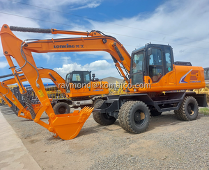 Lonking CDM6125W 73.5 kW 10 Ton 0.4m secchio di marca superiore motore ad alta efficienza di funzionamento escavatore ruota - Product Image 5