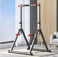 Tour de musculation réglable, équipement de fitness pour la maison et l'extérieur, station de traction pliable, design triangulaire, équipement d'exercice en acier