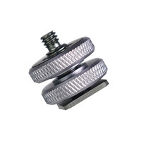 1/4 "trépied 3/8 à 1/4 caché espion DSLR Flash adaptateur de montage de chaussure chaude pour tête numérique adaptateur de montage de caméra caméra à vis