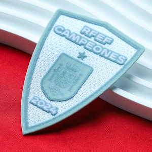 Caliente personalizado hierro en Ucl <span class=keywords><strong>Champions</strong></span> League Flock Tatami tela 3D flocado bordado equipo parche para <span class=keywords><strong>ropa</strong></span> de fútbol - Product Image 3