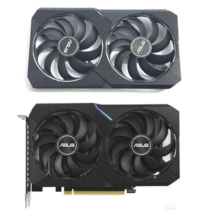Ventilateur double GPU RTX 3060 d'origine pour ASUS Dual RTX <span class=keywords><strong>3050</strong></span> 3060 3060TI Mini GTX 1650 Mini <span class=keywords><strong>1660S</strong></span> Mini RX 6400 6500XT carte graphique - Product Image 1