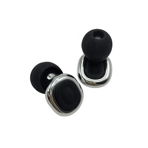 سدادات أذن عازلة للصوت آمنة صامتة سدادات أذن لإلغاء الضوضاء للنوم والعمل سدادات أذن بفلتر مريح - Product Image 1