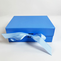 Boîte d'emballage plat en papier pliant à aimant personnalisé professionnel boîte-cadeau magnétique rose de luxe avec fermeture magnétique