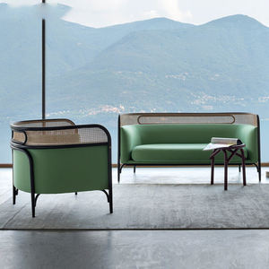 Ensemble de canapés de jardin en rotin, demi-lune, extérieur, demi-cercle, prix d'usine - Product Image 3