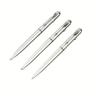 Stylo bille créatif à lumière UV LED magique, article fantaisie avec encre invisible pour l'école/le bureau, stylo espion en acier inoxydable pour cadeaux - Product Image 2
