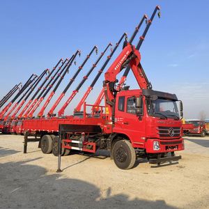Camion grue à bras articulé Dongfeng K5 6x4 12 tonnes pour le levage et le transport de matériaux de construction et d'ingénierie - Product Image 4