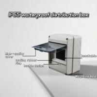 Boîte de distribution d'énergie JINHAI, boîtes en plastique étanches, boîte MCB IP65, 5 voies, disjoncteur ABS MCB, certifié CE