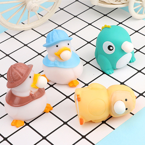 ของเล่นบีบคลายเครียดรูปสัตว์ตลกๆ เป่าฟองสบู่ บรรเทาความเครียด - Product Image 2