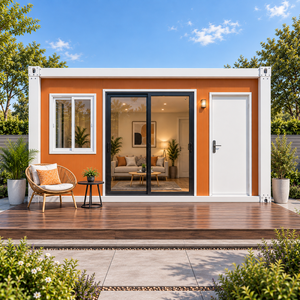 Maison conteneur entièrement meublée en acier, 2 chambres, 1 salle de bain, installation facile, extensible, pour maisonnette préfabriquée, prête à être expédiée - Product Image 4