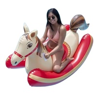 Jouets gonflables en PVC pour enfants, motif animal de Noël, personnalisables, pour l'extérieur, mignons, forme ovale 55 cm, sérigraphie, vente en gros