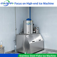 Machine à glace en flocons 500 kg, 220V 50/60Hz, monophasé, avec bac à glace