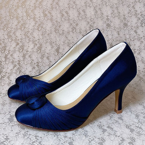 <span class=keywords><strong>Scarpe</strong></span> da Sposa con <span class=keywords><strong>Tacco</strong></span> Verde Scuro Punta Tonda - Product Image 6