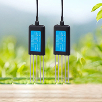 Sensor de Humedad del Suelo USB 8 en 1 de Bajo Precio de Proveedor Chino, Analizador de Temperatura NPK/PH/EC, Sensor de Nutrientes de Humedad