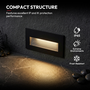 Lampes de jardin professionnelles Litecent 24V DC IP65, lampes murales extérieures, éclairage de marches - Product Image 2