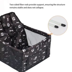Neuer Stil Anti-Flucht Faltbare und Atmungsaktive Auto-Vordersitz-Tragetasche für Hunde und Katzen - Product Image 4