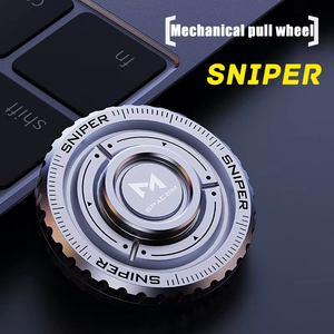 Spinner de doigt en métal EDC, jouet de décompression à cliquet pour soulager le stress, rotateur manuel pour l'autisme - Product Image 3