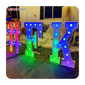 LED Electronic Signage Event Large 4 piedi 3 piedi Mr. Women Love Wedding Decoration soffitto illumina alfanumerico - Product Image 1