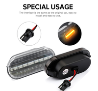 Clignotant LED pour golf 4 polo, ford focus, mk2, skoda, octavia, feu latéral, vente en gros