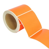 Autocollant thermique mini pour étiquettes d'expédition, transparent, personnalisé avec logo, brillant, 3 protections, 100*50 MM