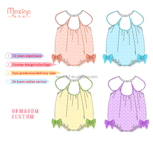 Tutina Estiva Senza Maniche per <span class=keywords><strong>Neonata</strong></span>, Abbigliamento Carino per Neonati, Completo in <span class=keywords><strong>Cotone</strong></span> Viola per Bambine - Product Image 3