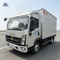 Camion léger d'occasion Sinotruk HOWO 140HP à plateau compact 4x2 Diesel pour livraison et logistique urbaine en Asie du Sud-Est