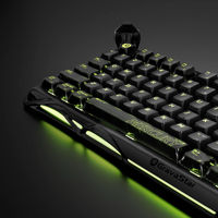GravaStar Mercury K98 Pro 98% Tri Mode Wireless Mechanical Keyboard 8K Hz 8000mAh Layar TFT Gasket untuk Gaming PC