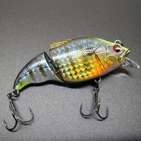 NOUVEAU Leurre Articulé NEWMAJOR Minnow 71mm 9.7g, Appât Dur en ABS, 8 Couleurs, pour Achigan, Perche, Poisson Mandarine