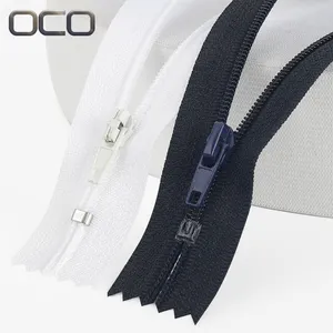 OCO Cremalleras Custom zipper 3 nylon zipper New plastic zipper pockets for bag parts accessories