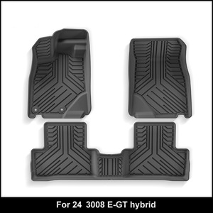 <span class=keywords><strong>Tappetini</strong></span> e Tappeto Bagagliaio in TPE su Misura per <span class=keywords><strong>Peugeot</strong></span> <span class=keywords><strong>3008</strong></span> E-GT Hybrid 2024, Set Impermeabile per Tutte le Stagioni - Product Image 2